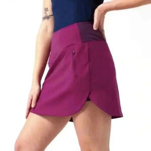 Athleta purple fairway casual athletic tennis pickle ball golf skort short S